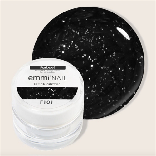 Glitter Gel Black Glitter - F101 *Vegan 